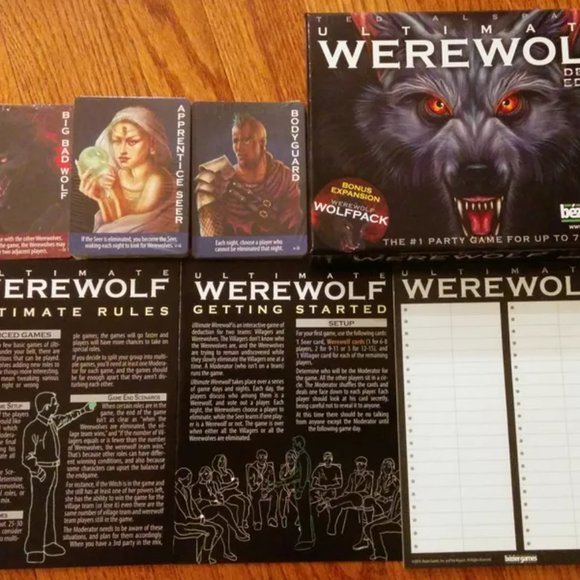 Ultimate Werewolf Deluxe Edition Card Game - Picture 5 of 6
